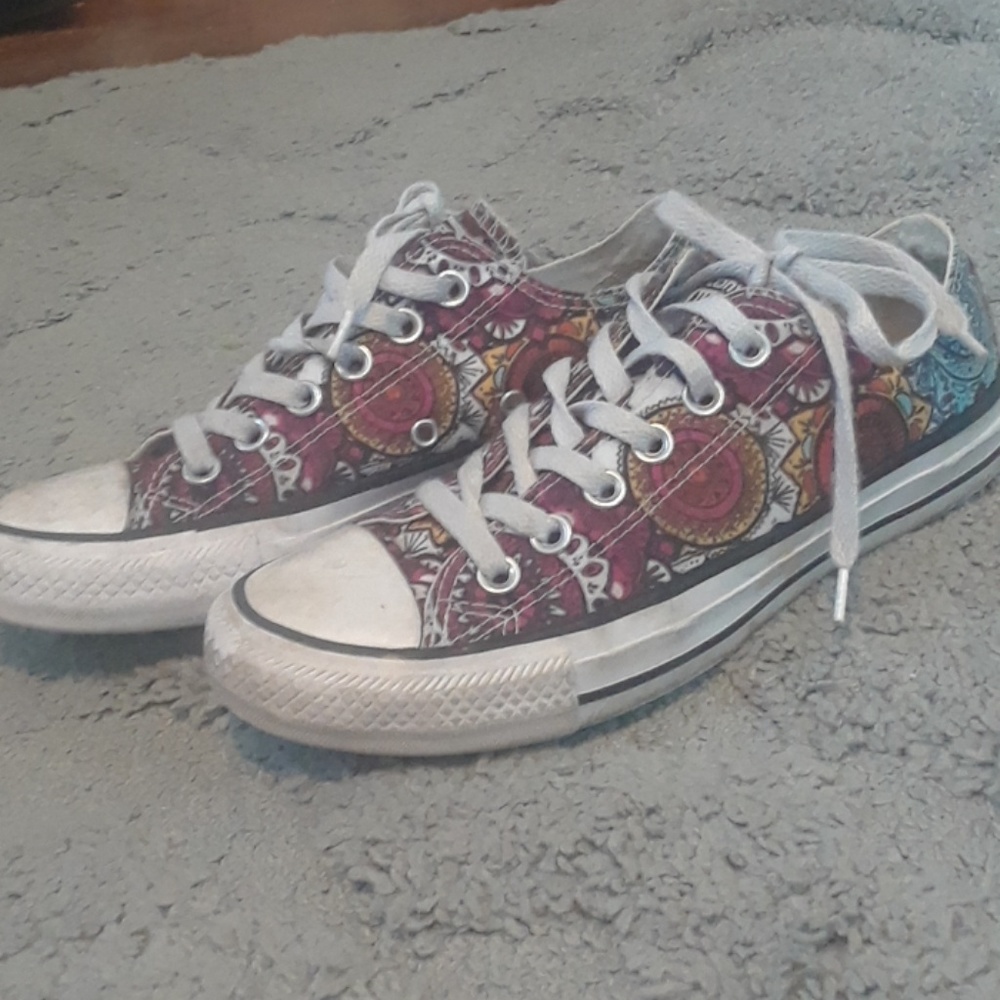 Colorful Patterned Converse Sneakers